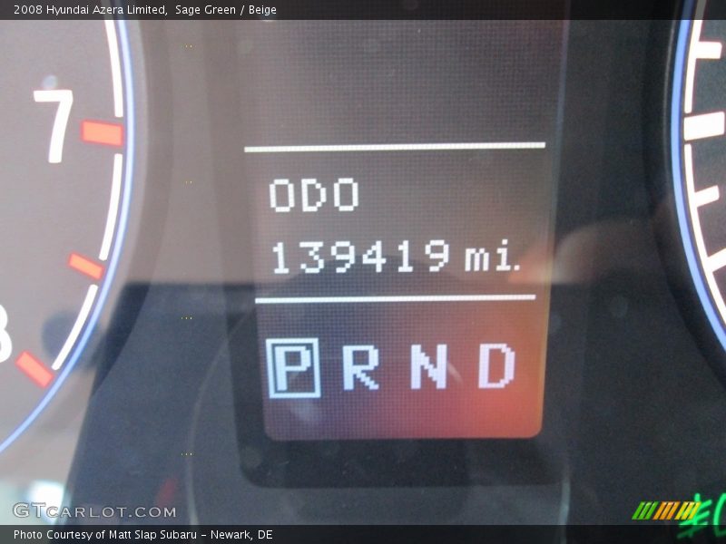 Sage Green / Beige 2008 Hyundai Azera Limited