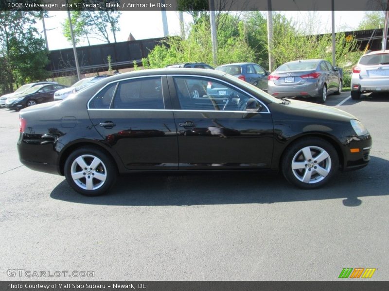 Black / Anthracite Black 2008 Volkswagen Jetta SE Sedan