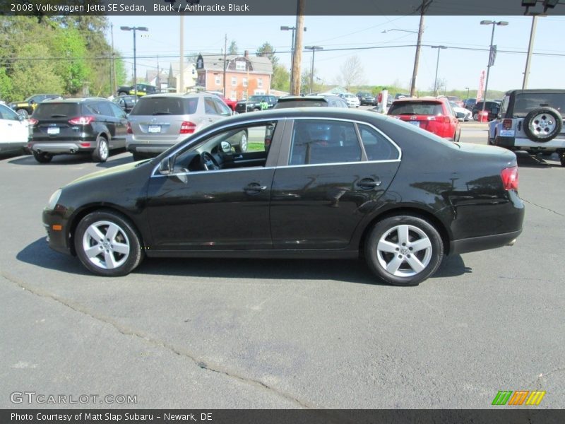 Black / Anthracite Black 2008 Volkswagen Jetta SE Sedan