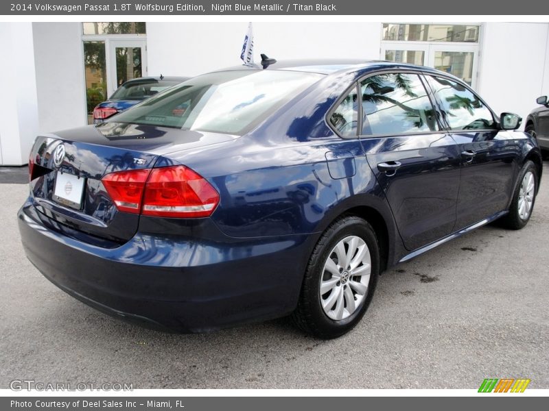Night Blue Metallic / Titan Black 2014 Volkswagen Passat 1.8T Wolfsburg Edition