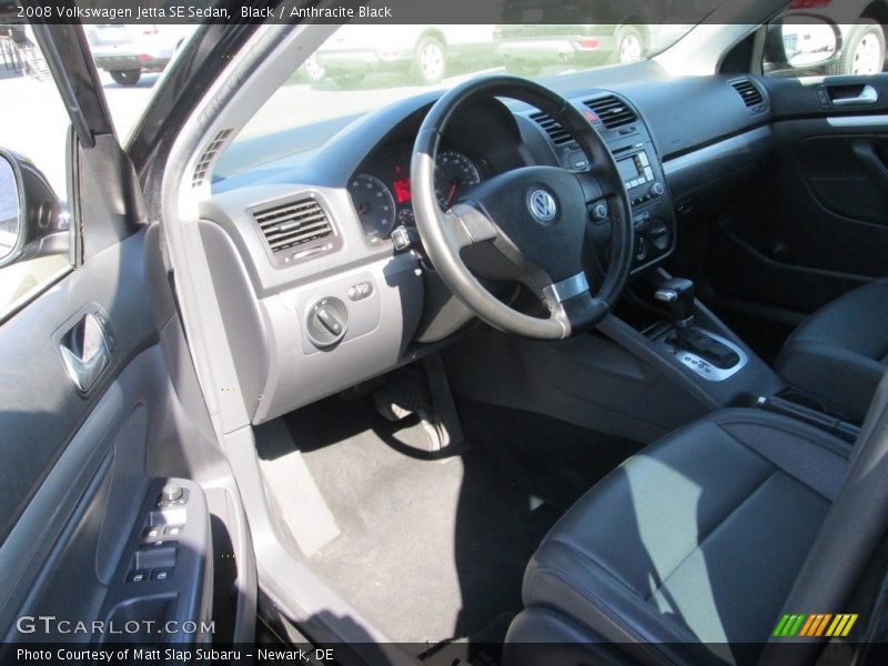 Black / Anthracite Black 2008 Volkswagen Jetta SE Sedan