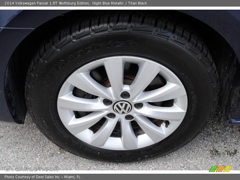 Night Blue Metallic / Titan Black 2014 Volkswagen Passat 1.8T Wolfsburg Edition