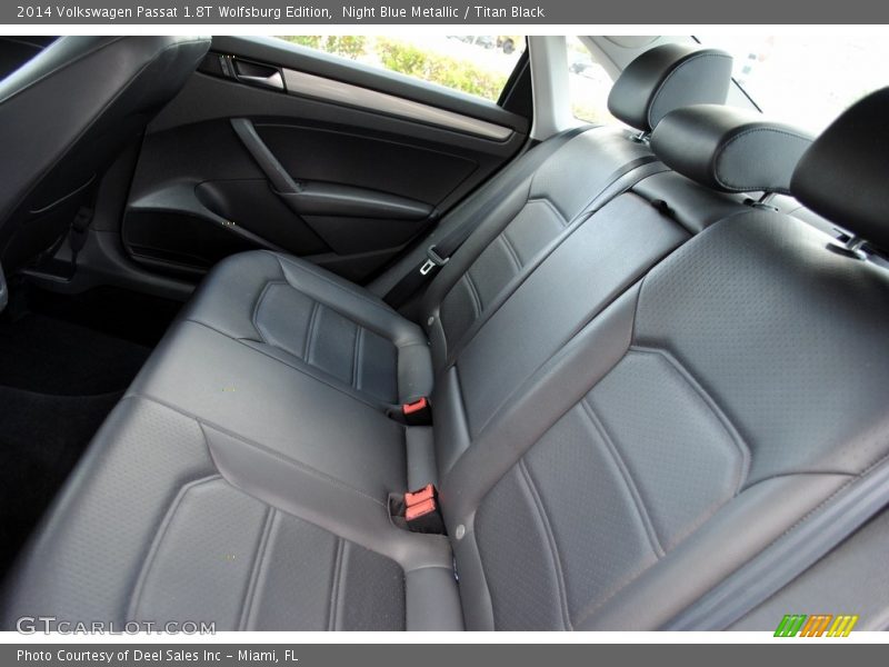 Night Blue Metallic / Titan Black 2014 Volkswagen Passat 1.8T Wolfsburg Edition
