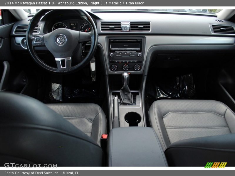 Night Blue Metallic / Titan Black 2014 Volkswagen Passat 1.8T Wolfsburg Edition