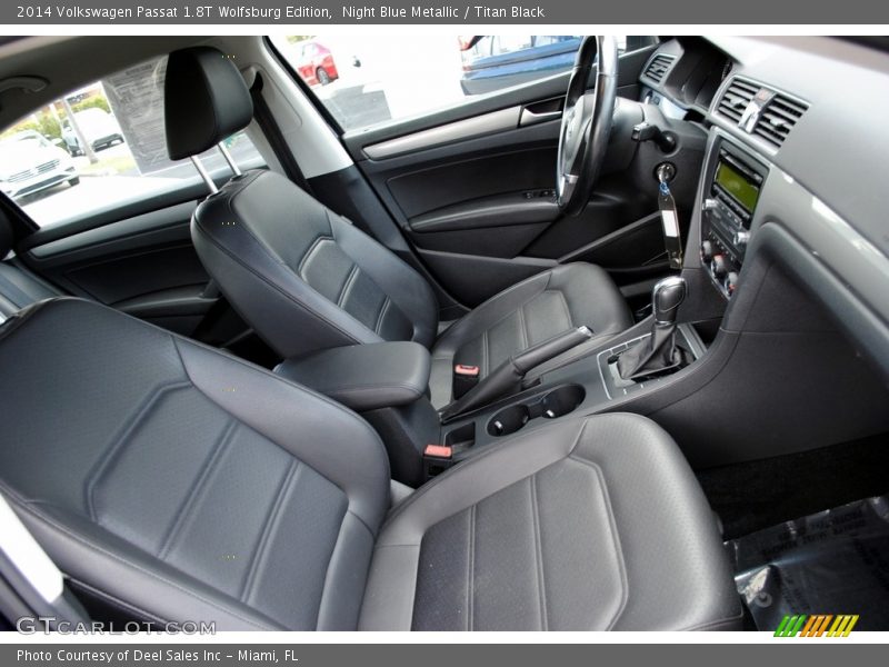 Night Blue Metallic / Titan Black 2014 Volkswagen Passat 1.8T Wolfsburg Edition