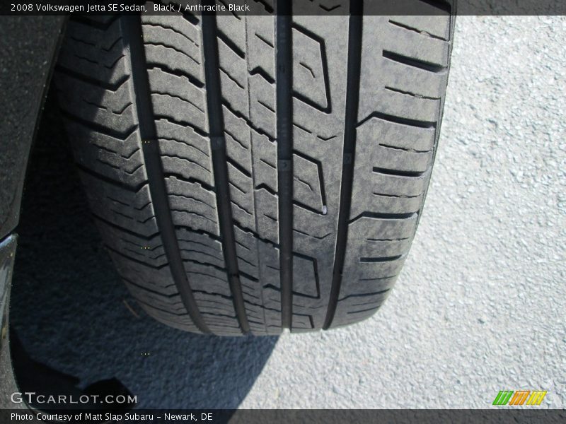 Black / Anthracite Black 2008 Volkswagen Jetta SE Sedan