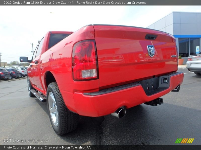 Flame Red / Dark Slate Gray/Medium Graystone 2012 Dodge Ram 1500 Express Crew Cab 4x4