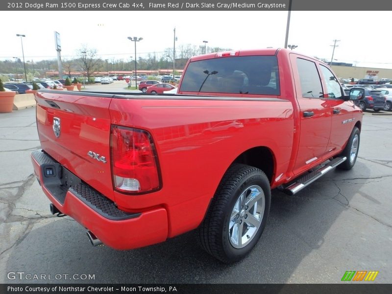 Flame Red / Dark Slate Gray/Medium Graystone 2012 Dodge Ram 1500 Express Crew Cab 4x4