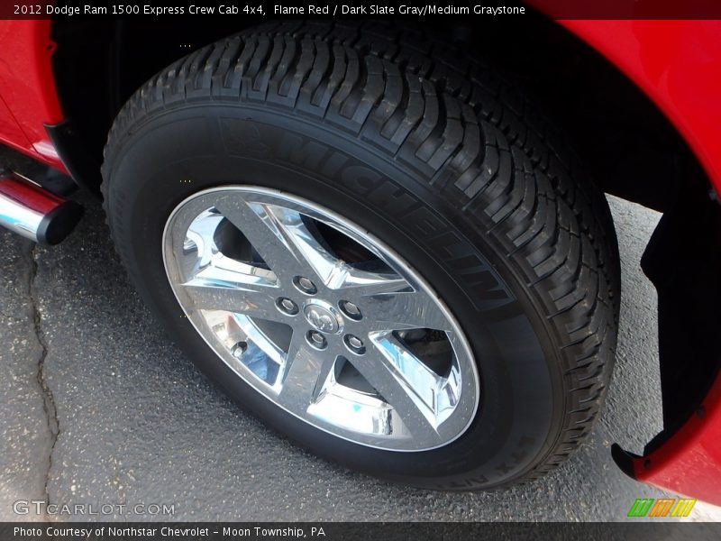 Flame Red / Dark Slate Gray/Medium Graystone 2012 Dodge Ram 1500 Express Crew Cab 4x4