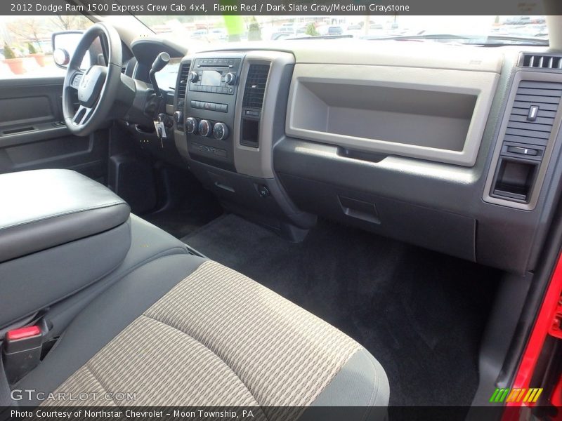 Flame Red / Dark Slate Gray/Medium Graystone 2012 Dodge Ram 1500 Express Crew Cab 4x4