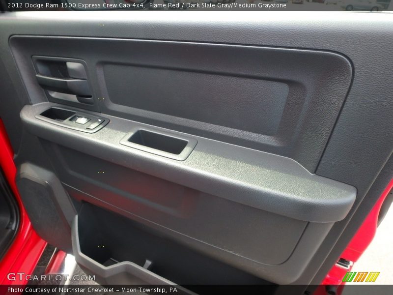 Flame Red / Dark Slate Gray/Medium Graystone 2012 Dodge Ram 1500 Express Crew Cab 4x4