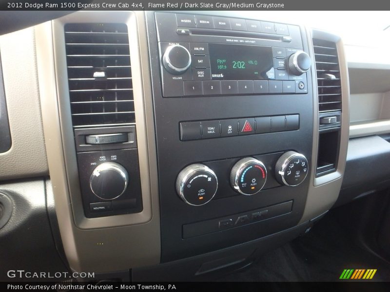 Flame Red / Dark Slate Gray/Medium Graystone 2012 Dodge Ram 1500 Express Crew Cab 4x4