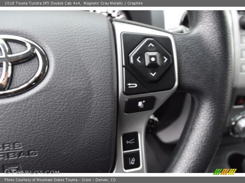 Magnetic Gray Metallic / Graphite 2018 Toyota Tundra SR5 Double Cab 4x4