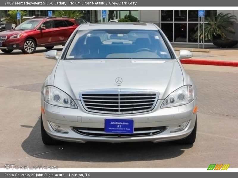 Iridium Silver Metallic / Grey/Dark Grey 2007 Mercedes-Benz S 550 Sedan