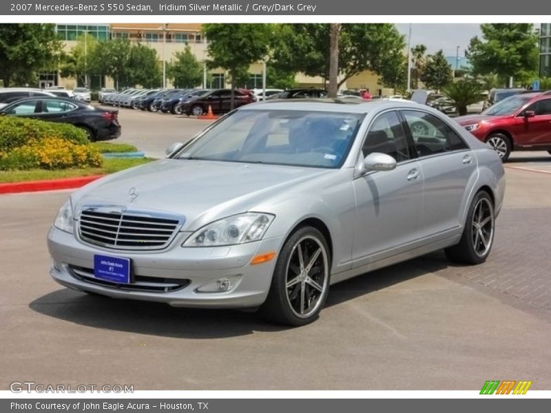 Iridium Silver Metallic / Grey/Dark Grey 2007 Mercedes-Benz S 550 Sedan