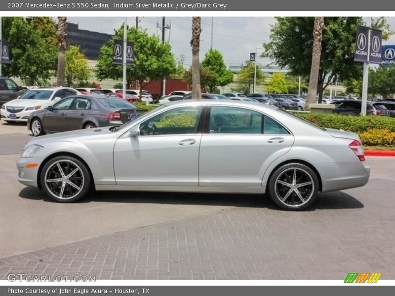 Iridium Silver Metallic / Grey/Dark Grey 2007 Mercedes-Benz S 550 Sedan