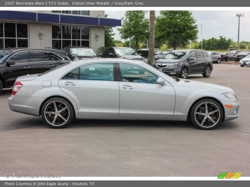 Iridium Silver Metallic / Grey/Dark Grey 2007 Mercedes-Benz S 550 Sedan