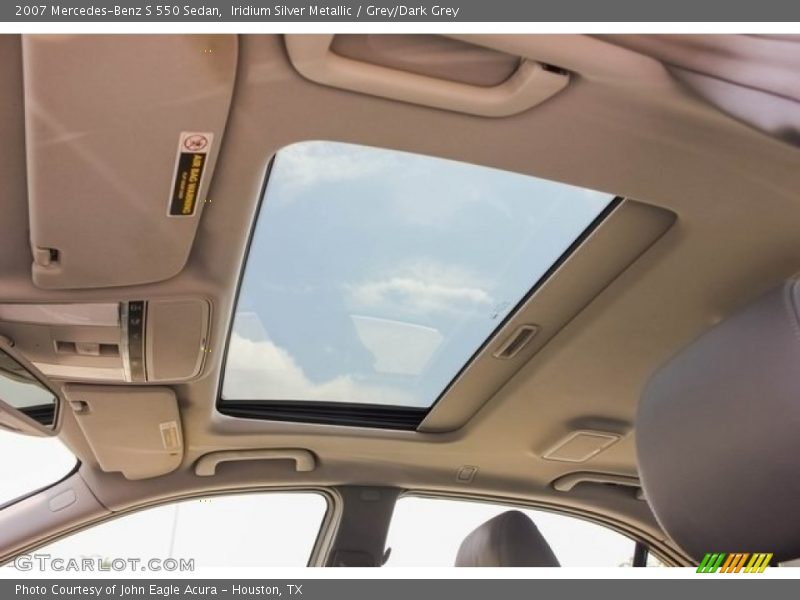 Iridium Silver Metallic / Grey/Dark Grey 2007 Mercedes-Benz S 550 Sedan