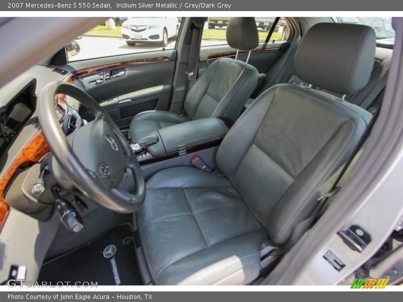 Iridium Silver Metallic / Grey/Dark Grey 2007 Mercedes-Benz S 550 Sedan