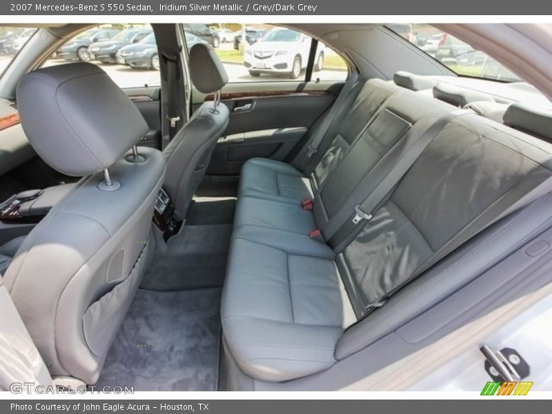 Iridium Silver Metallic / Grey/Dark Grey 2007 Mercedes-Benz S 550 Sedan