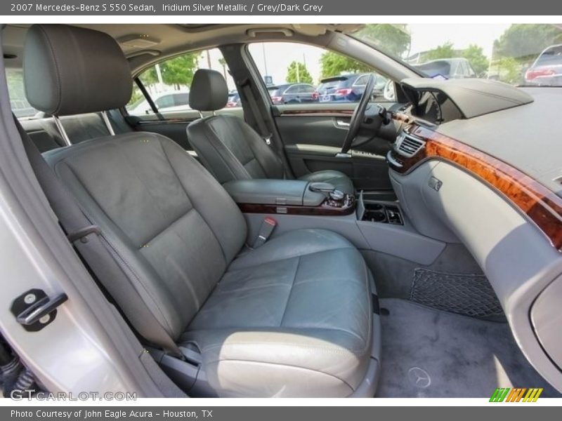 Iridium Silver Metallic / Grey/Dark Grey 2007 Mercedes-Benz S 550 Sedan