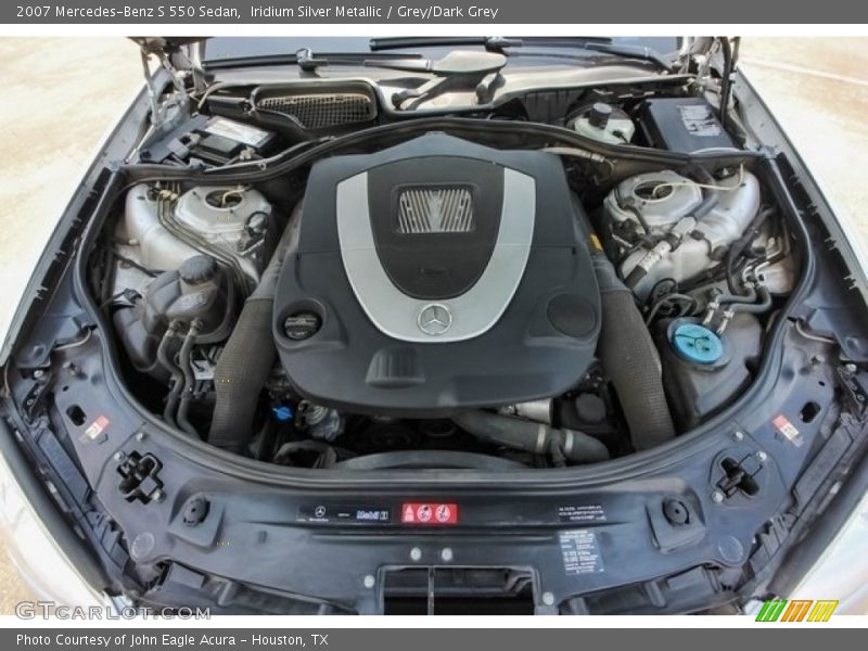 Iridium Silver Metallic / Grey/Dark Grey 2007 Mercedes-Benz S 550 Sedan