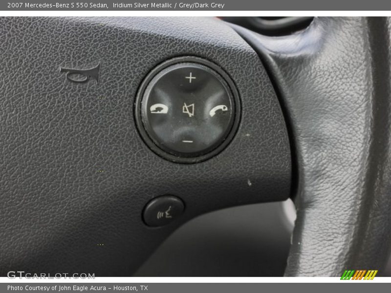 Iridium Silver Metallic / Grey/Dark Grey 2007 Mercedes-Benz S 550 Sedan