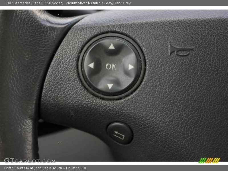 Iridium Silver Metallic / Grey/Dark Grey 2007 Mercedes-Benz S 550 Sedan