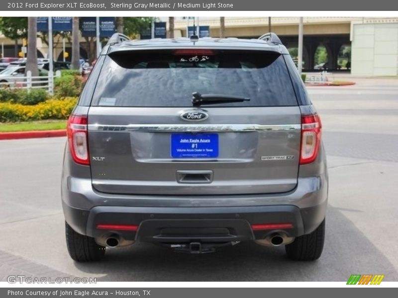 Sterling Gray Metallic / Medium Light Stone 2012 Ford Explorer XLT EcoBoost