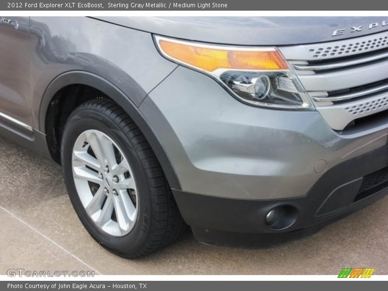 Sterling Gray Metallic / Medium Light Stone 2012 Ford Explorer XLT EcoBoost