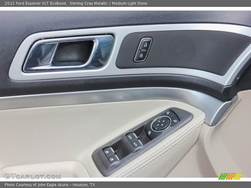 Sterling Gray Metallic / Medium Light Stone 2012 Ford Explorer XLT EcoBoost