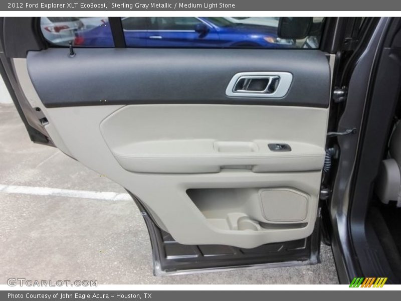 Sterling Gray Metallic / Medium Light Stone 2012 Ford Explorer XLT EcoBoost