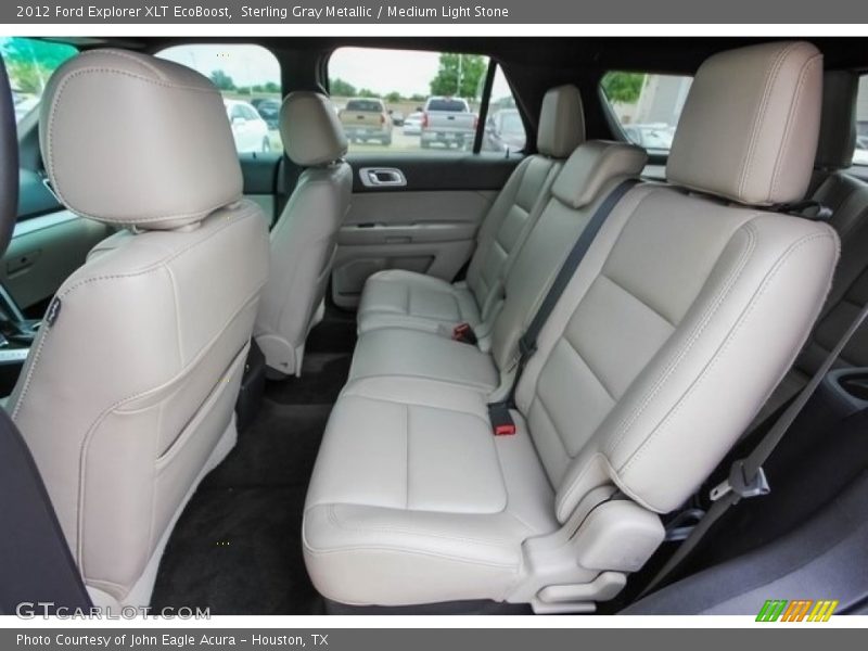 Sterling Gray Metallic / Medium Light Stone 2012 Ford Explorer XLT EcoBoost