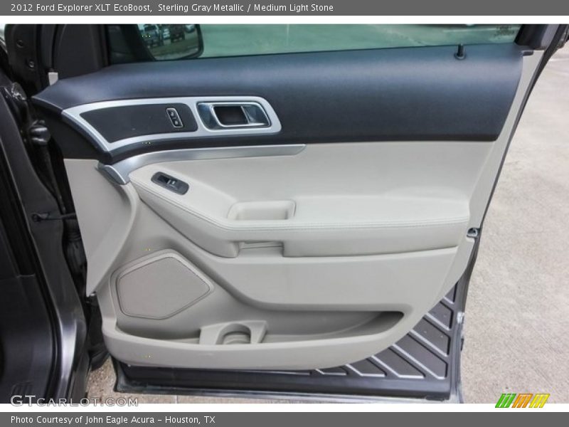 Sterling Gray Metallic / Medium Light Stone 2012 Ford Explorer XLT EcoBoost
