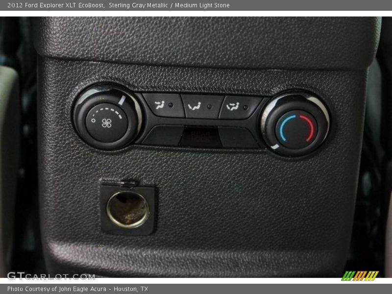 Sterling Gray Metallic / Medium Light Stone 2012 Ford Explorer XLT EcoBoost