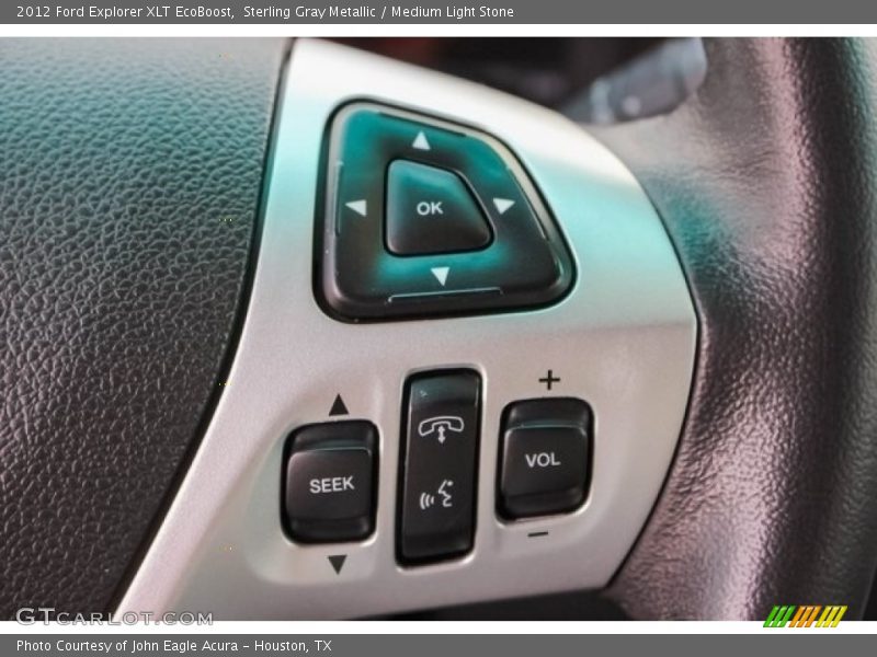 Sterling Gray Metallic / Medium Light Stone 2012 Ford Explorer XLT EcoBoost