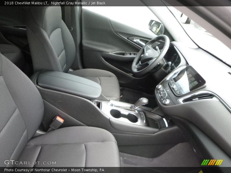 Nightfall Gray Metallic / Jet Black 2018 Chevrolet Malibu LT