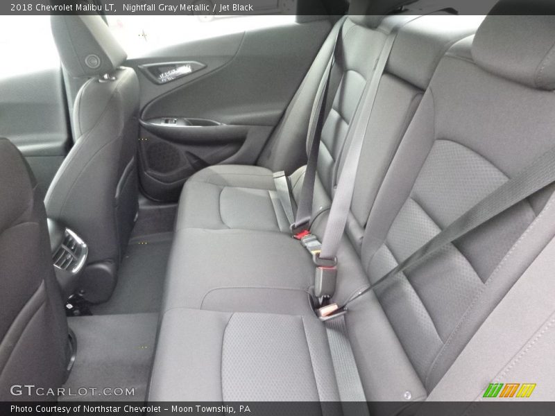 Nightfall Gray Metallic / Jet Black 2018 Chevrolet Malibu LT