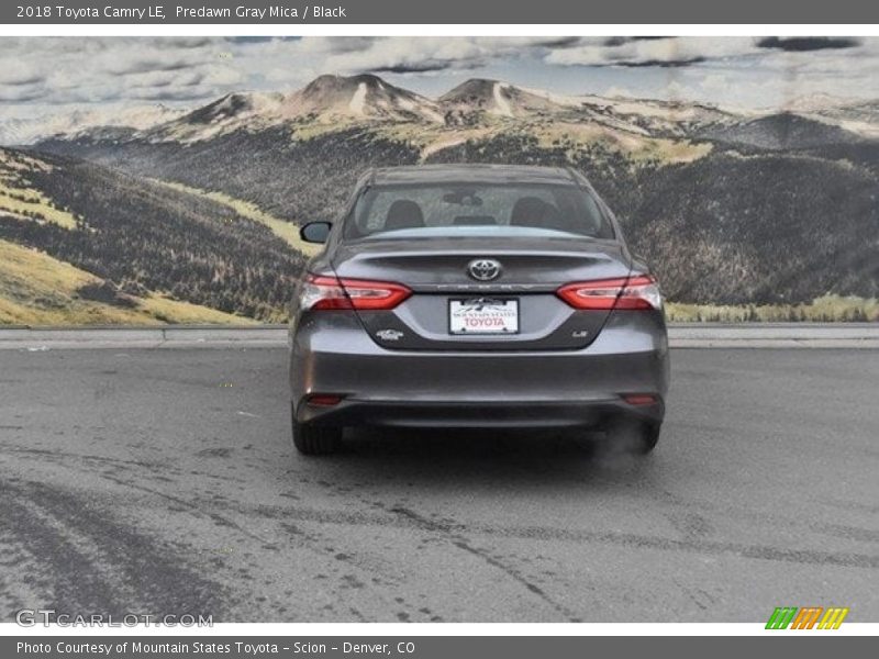 Predawn Gray Mica / Black 2018 Toyota Camry LE