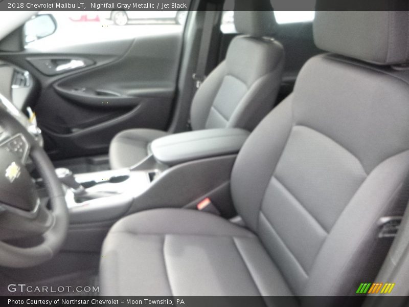 Nightfall Gray Metallic / Jet Black 2018 Chevrolet Malibu LT