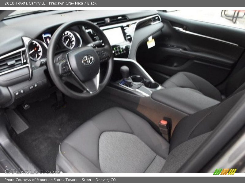 Predawn Gray Mica / Black 2018 Toyota Camry LE
