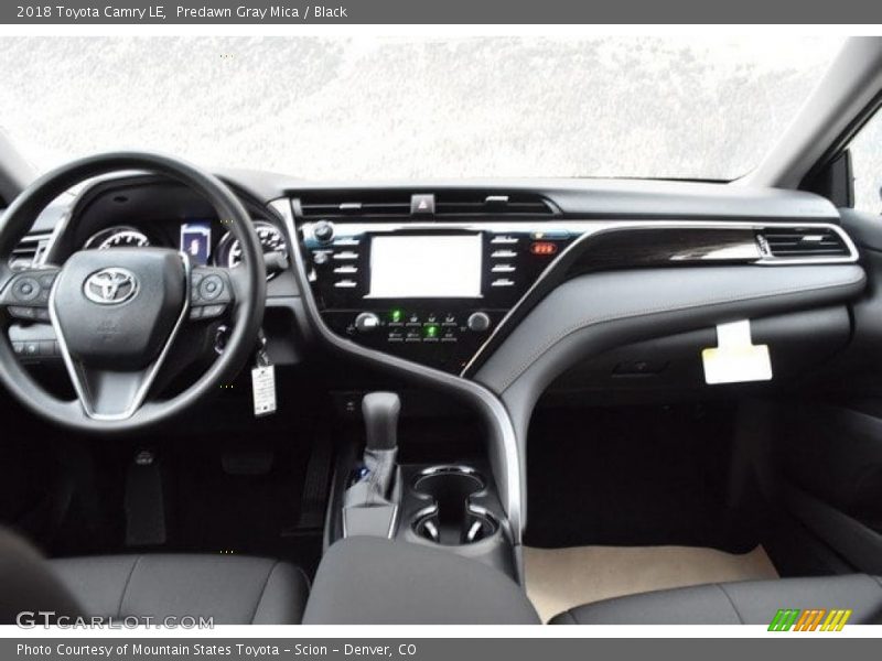 Predawn Gray Mica / Black 2018 Toyota Camry LE