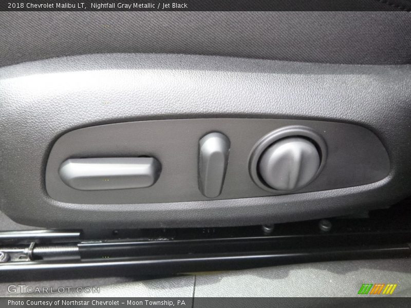 Nightfall Gray Metallic / Jet Black 2018 Chevrolet Malibu LT