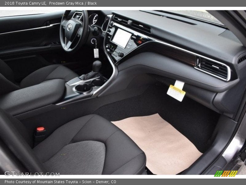 Predawn Gray Mica / Black 2018 Toyota Camry LE