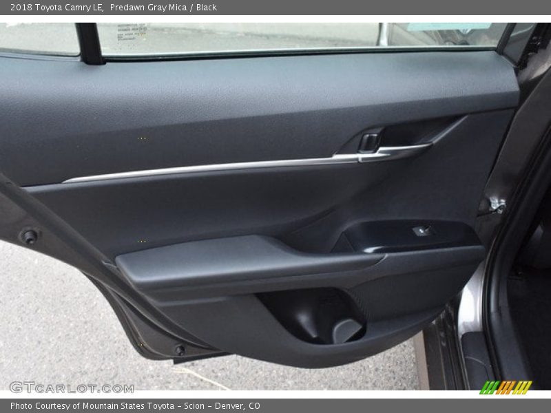 Predawn Gray Mica / Black 2018 Toyota Camry LE