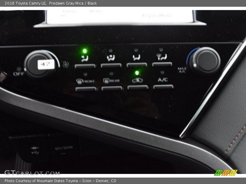 Predawn Gray Mica / Black 2018 Toyota Camry LE