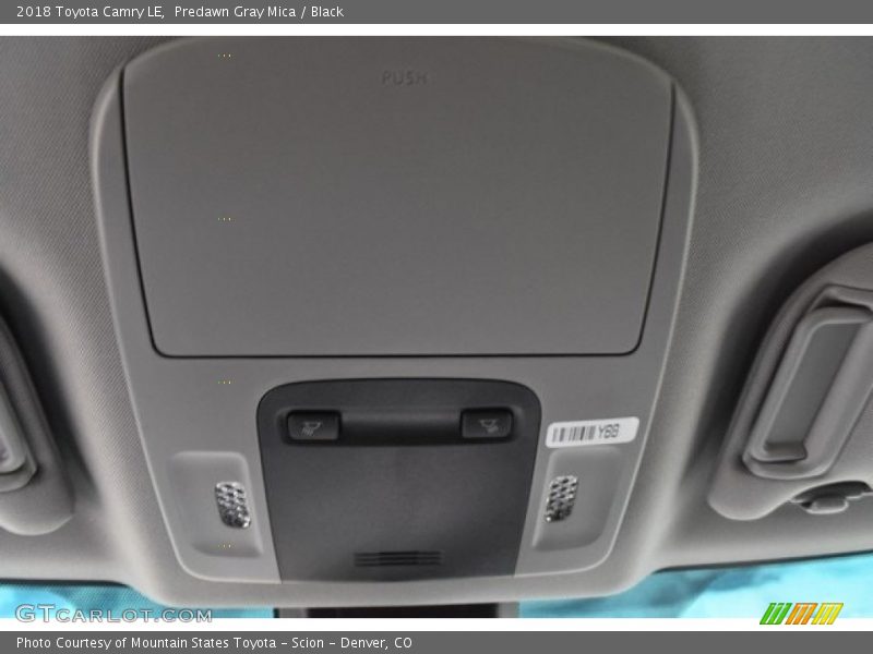 Predawn Gray Mica / Black 2018 Toyota Camry LE