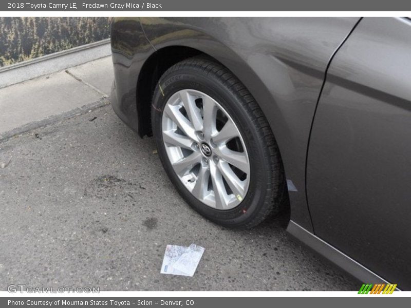Predawn Gray Mica / Black 2018 Toyota Camry LE