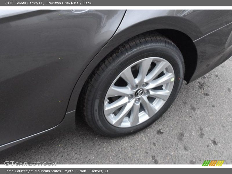Predawn Gray Mica / Black 2018 Toyota Camry LE