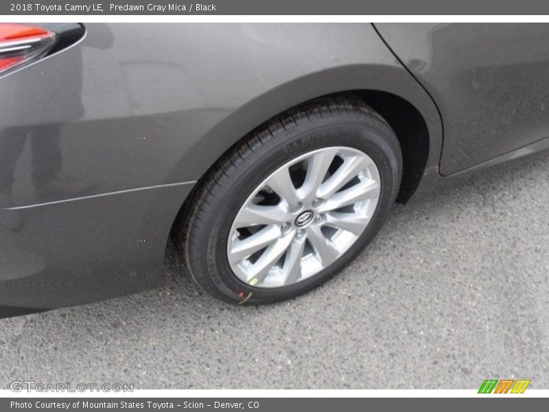 Predawn Gray Mica / Black 2018 Toyota Camry LE